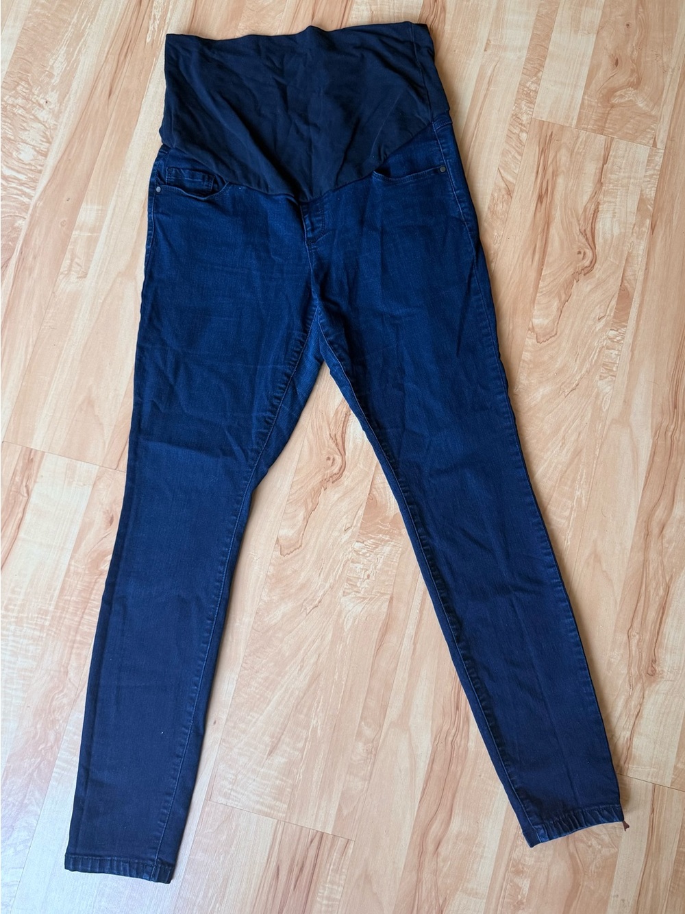Thyme Maternity Navy Skinny Maternity Jeans